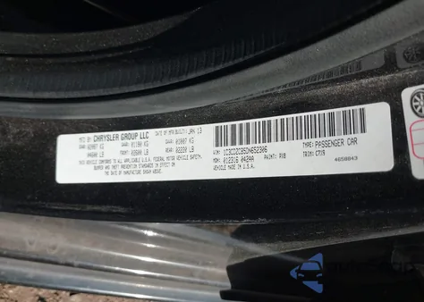 2013 Dodge Avenger Sxt z USA, uszkodzony, nr VIN 1C3CDZCB5DN652306